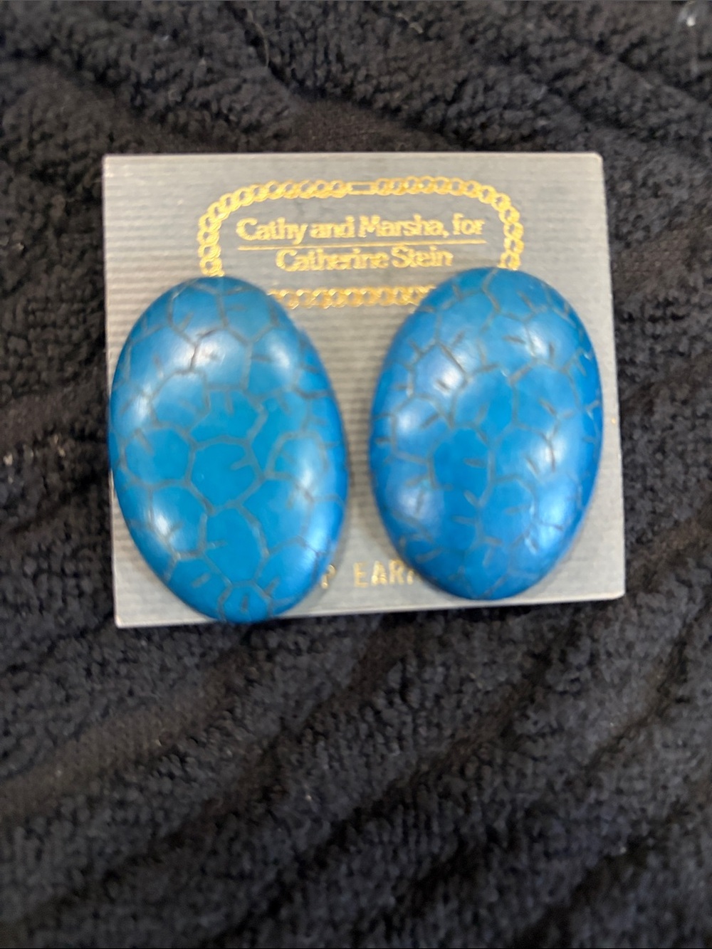 Blue Oval Accent Clips